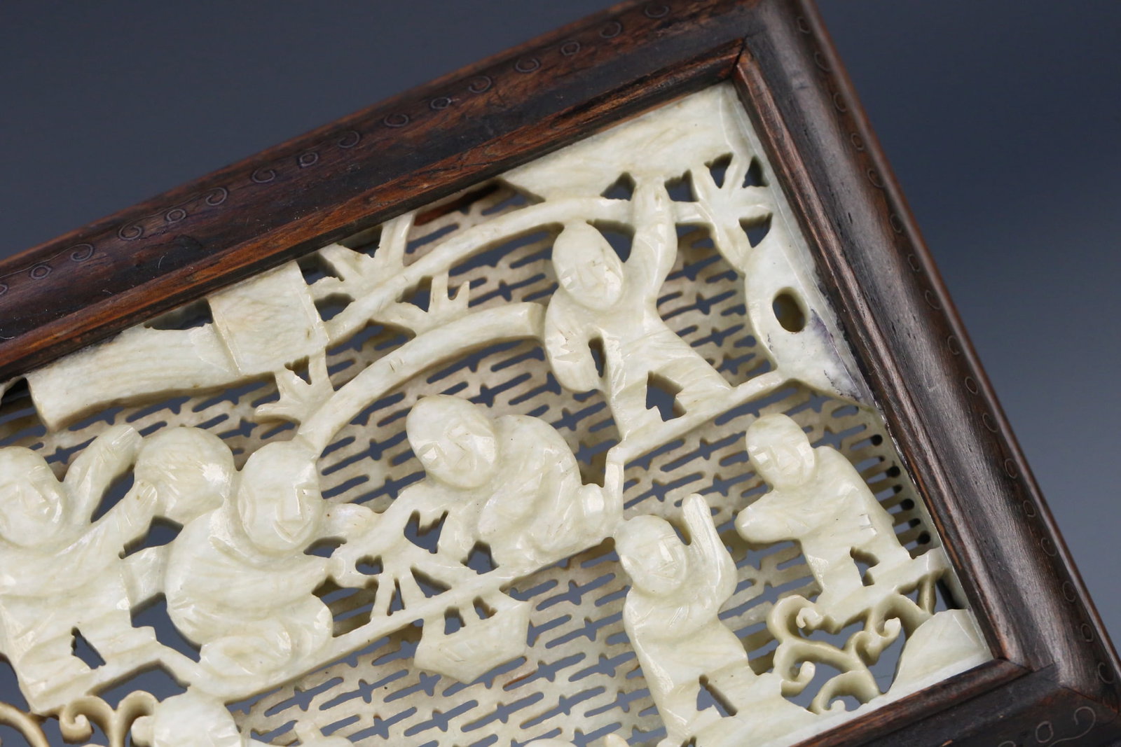 Hetian Jade Figural Plaque - 6