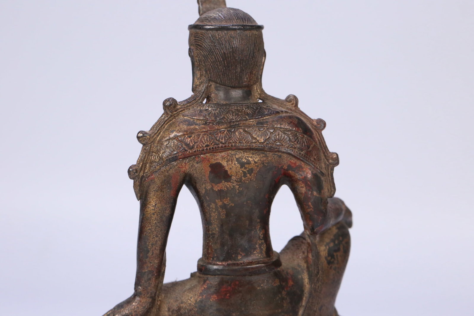 Gilt Bronze Seated Buddha - 7