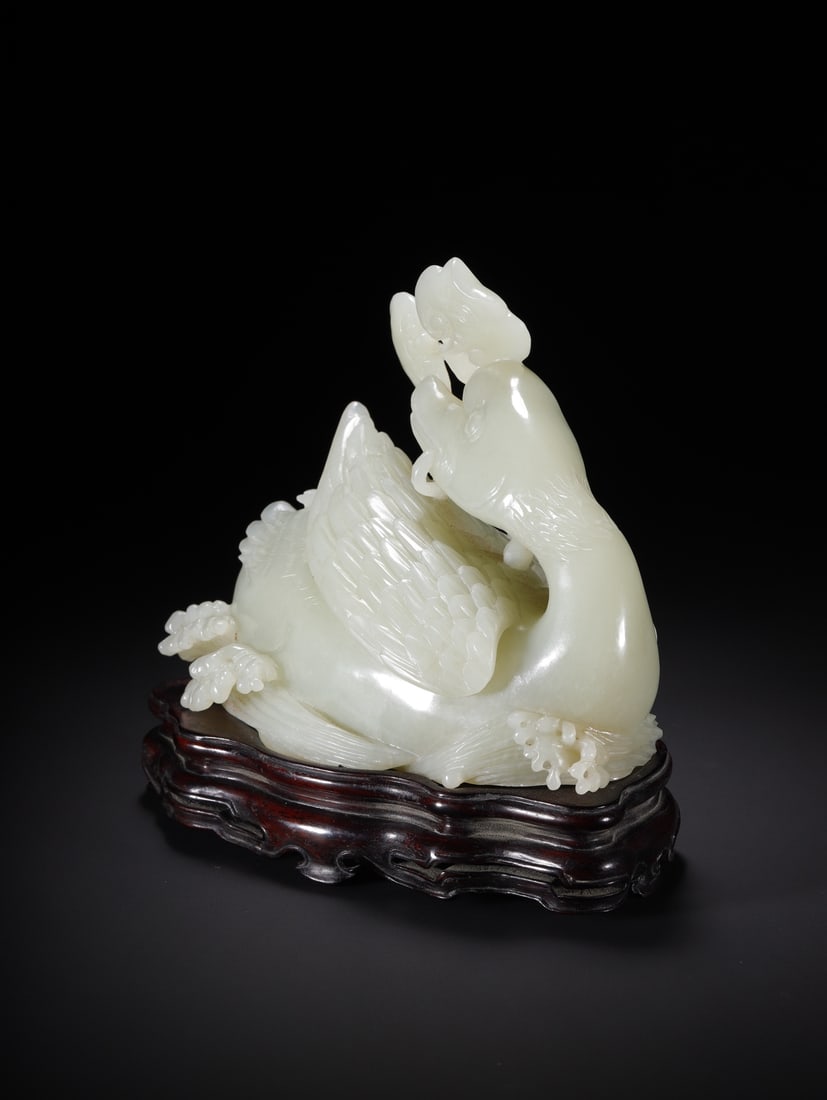 Hetian Jade Duck - 2