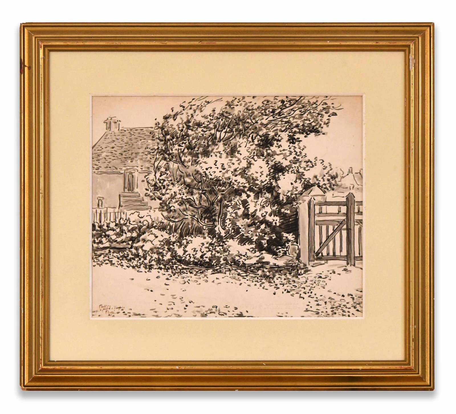 Jean PeskE (1870-1949), Attributed to, Ink on Paper (1 of 2)