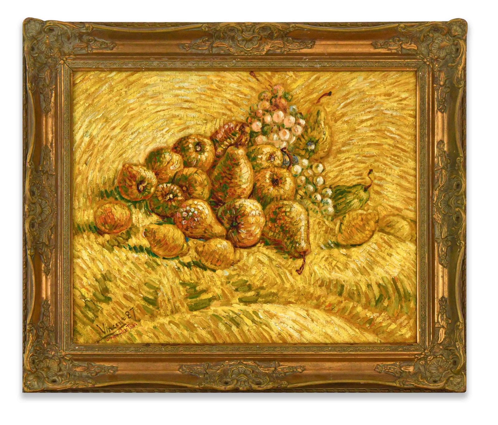 Vincent van Gogh (1853-1890), Attributed to, Oil on Canvas: VINCENT VAN GOGH (1853-1890), ATTRIBUTED TO, OIL ON CANVAS Dimensions: Image size: 46.2 x 58 cm. All measured values are approximate. Outer frame size: 61.2 x 73.4 cm. All measured values are