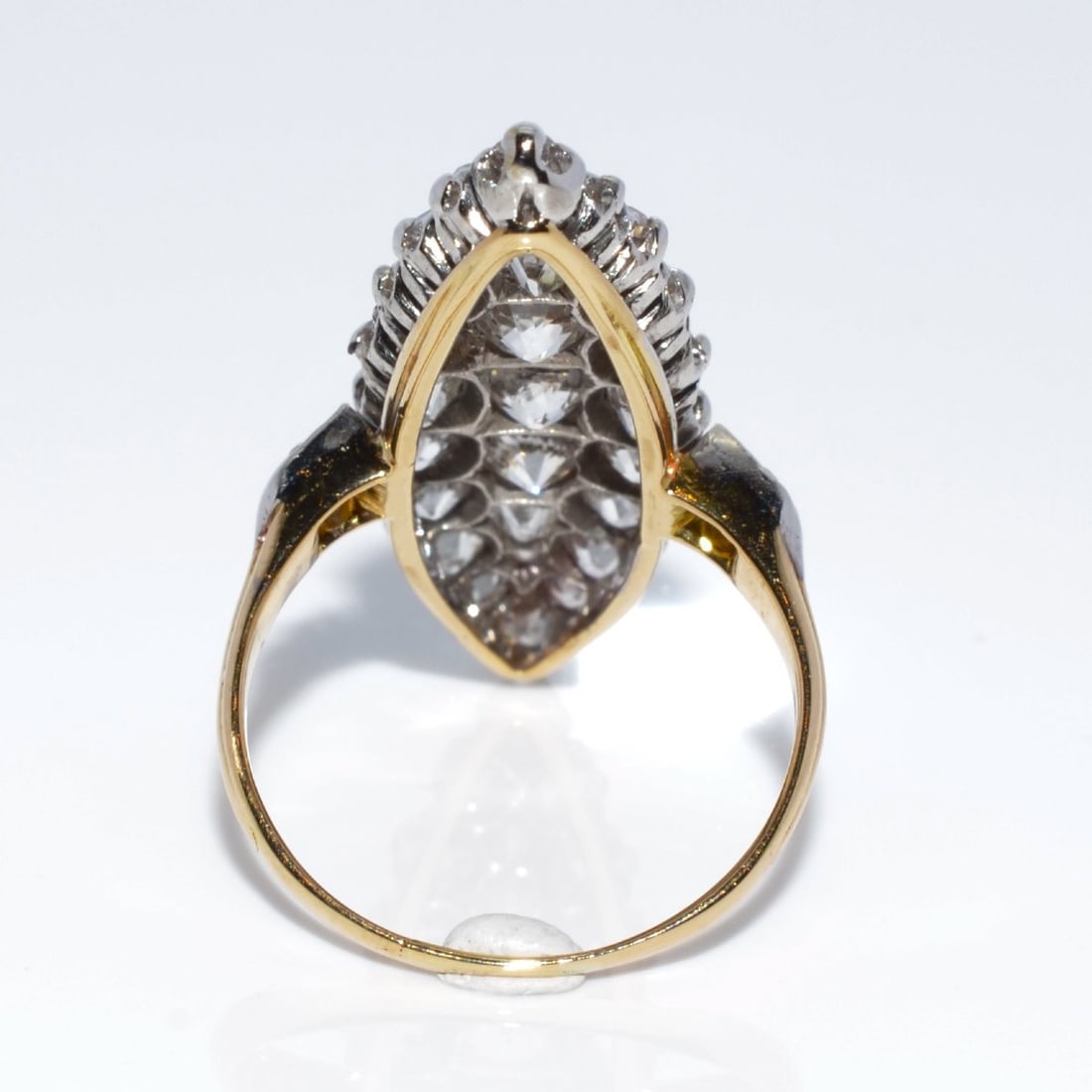 Old marquise diamond ring - 2