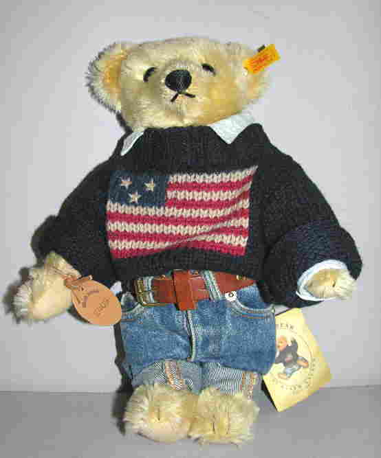 189: STEIFF RALPH LAUREN POLO BEAR, 13