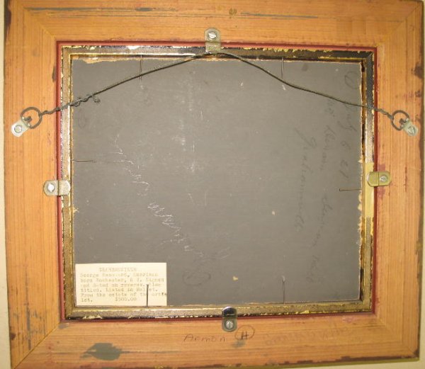OIL ON BOARD PAINTING. Attributed to, and from the  - 2