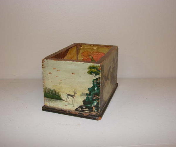 PAINTED BOX. Attributed to Seymour Lindsay (1848-19 - 2