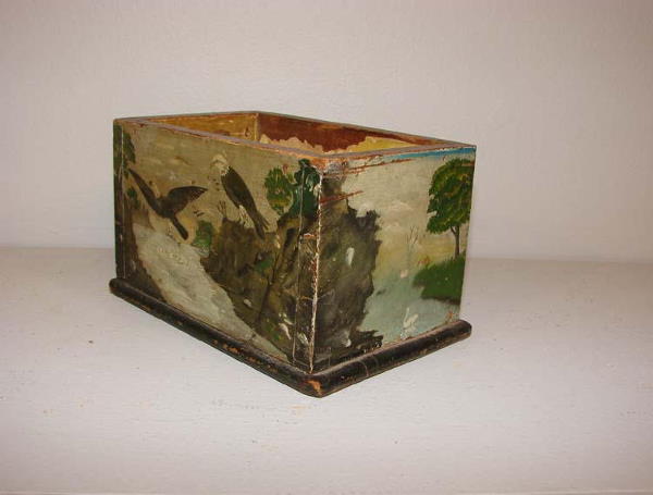 PAINTED BOX. Attributed to Seymour Lindsay (1848-19 - 4