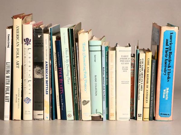 TWENTY-NINE REFERENCE BOOKS ON ANTIQUES.