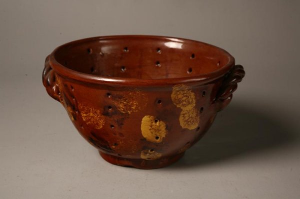 TWO PIECES OF BREININGER POTTERY. Contemporary redw - 5