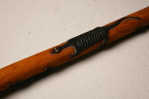 TWO FOLK ART CANES. Turn of the 20th Century. One - 3
