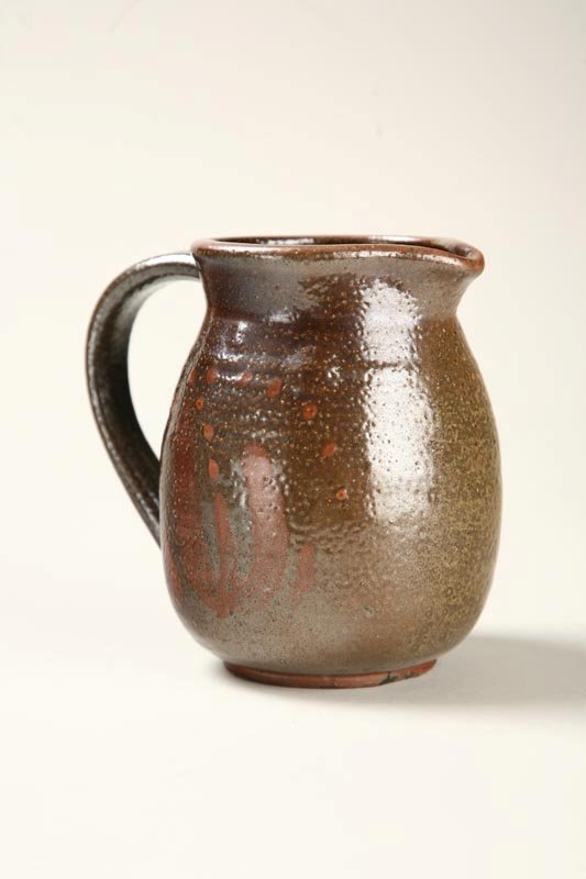 BRIGGSDALE POTTERY CREAMER.