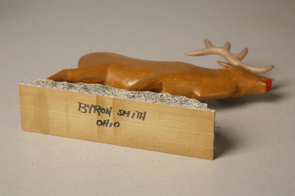 FOLK ART ELK BY BYRON SMITH. - 3