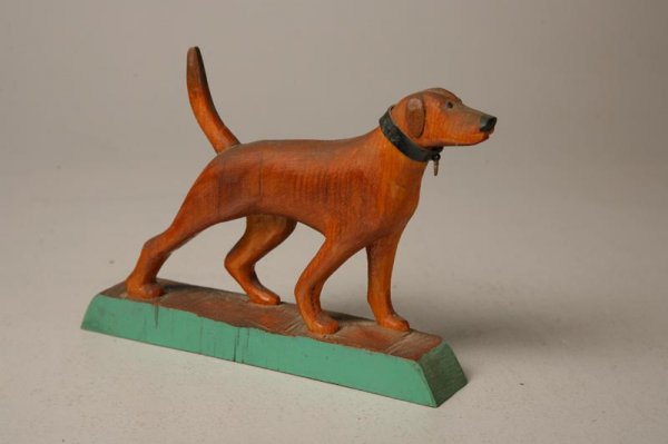 FOLK ART DOG BY BYRON SMITH.