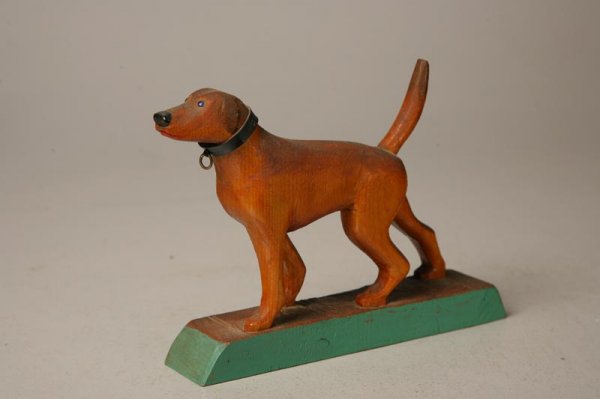 FOLK ART DOG BY BYRON SMITH. - 2