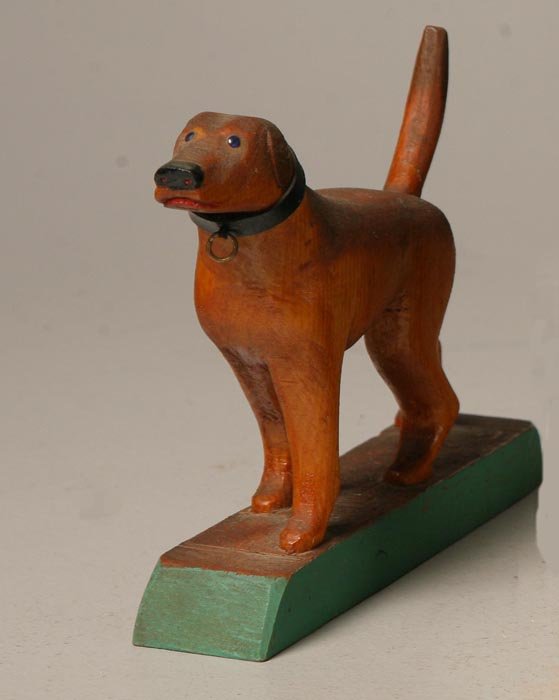 FOLK ART DOG BY BYRON SMITH. - 3