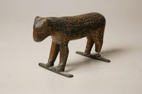 FOLK ART LEOPARD BY FRED ALTEN. - 2