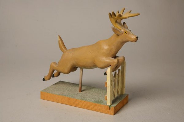 FOLK ART DEER BY BYRON SMITH.
