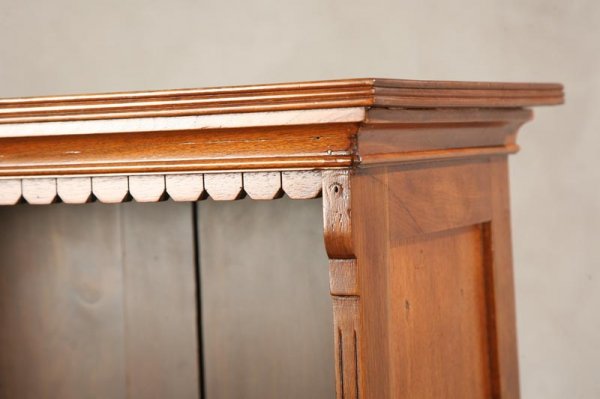 SMALL EASTLAKE BOOKCASE. Walnut in mellow finish. - 3