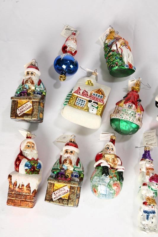 FIFTEEN RADKO CHRISTMAS ORNAMENTS. Wreath of Good - 2