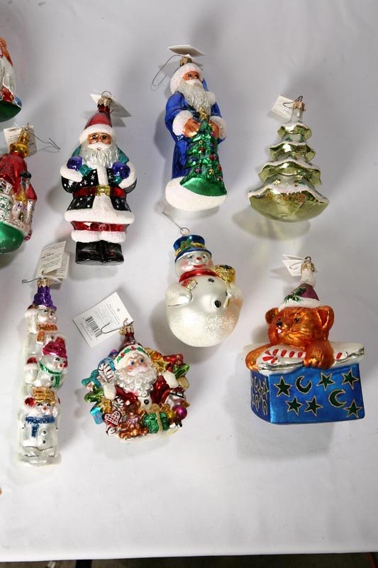 FIFTEEN RADKO CHRISTMAS ORNAMENTS. Wreath of Good - 3