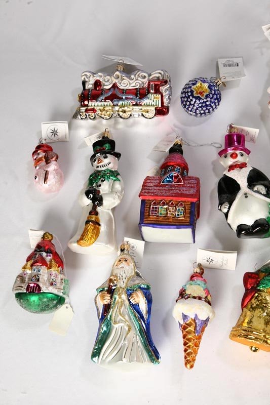 TWENTY RADKO CHRISTMAS ORNAMENTS. Star Berry, pin - 2