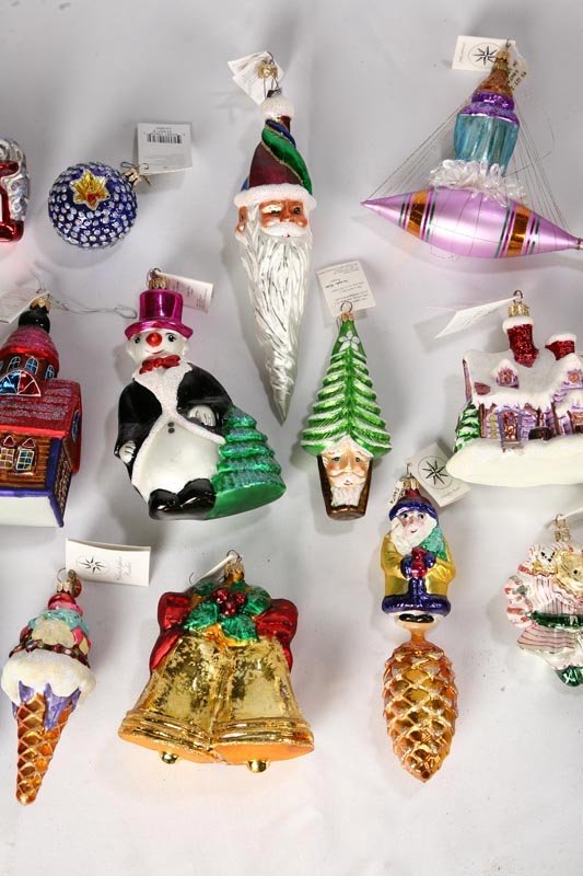 TWENTY RADKO CHRISTMAS ORNAMENTS. Star Berry, pin - 3