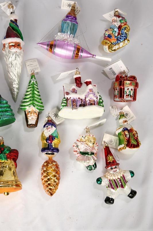 TWENTY RADKO CHRISTMAS ORNAMENTS. Star Berry, pin - 4