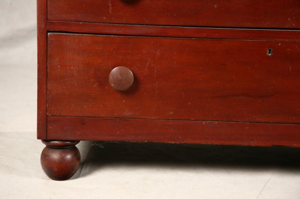 CHERRY EMPIRE CHEST OF DRAWERS. Probably Ohio, mi - 3