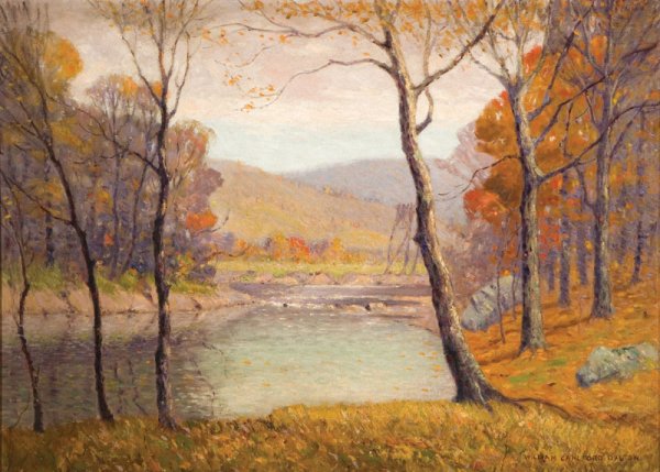 HOCKING RIVER BY WILLIAM CARLFORD DALTON (OHIO, 20T