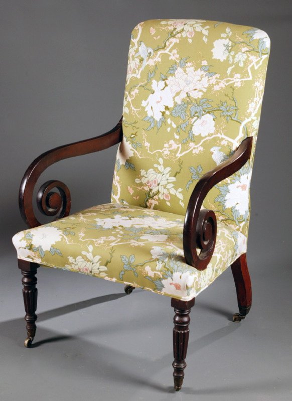 REGENCY ARM CHAIR. - 6