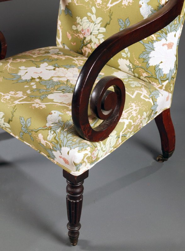 REGENCY ARM CHAIR. - 7