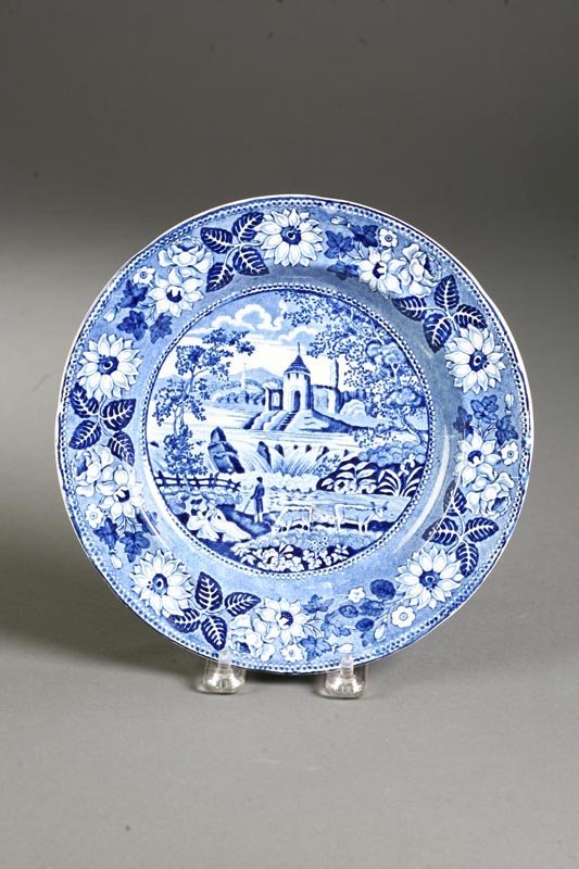 THREE PIECES OF STAFFORDSHIRE. English, 2nd q - 2