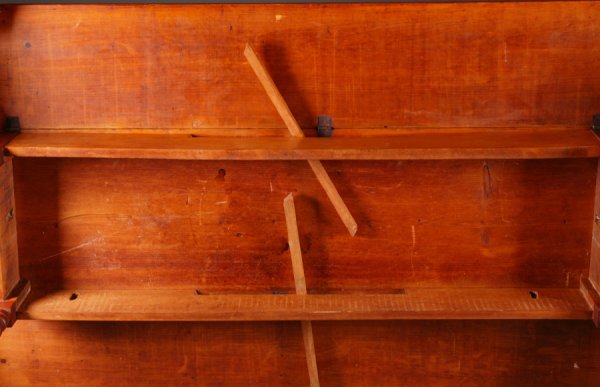 FARM TABLE. American, mid-19th century, pine, - 5