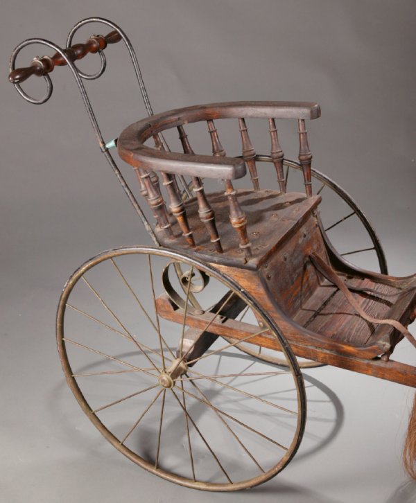 CHILD'S HORSE AND CARRIAGE. Second half-19th - 4