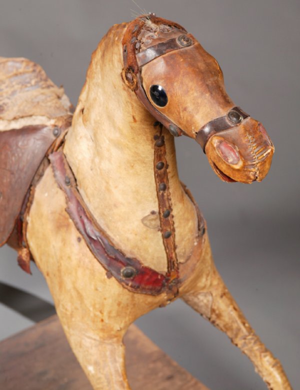 HOBBY HORSE. Mid 19th Century. Wooden frame c - 2