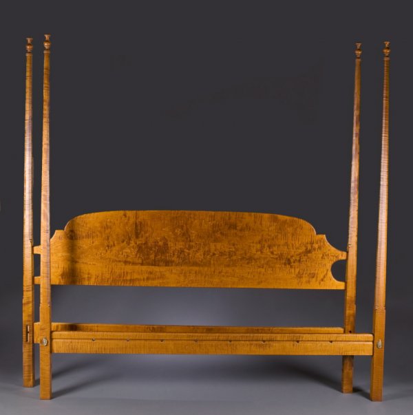 PENCIL POST BED J L Treharn Youngstown Oh PENCIL POST BED J L Treharn Youngstown Oh