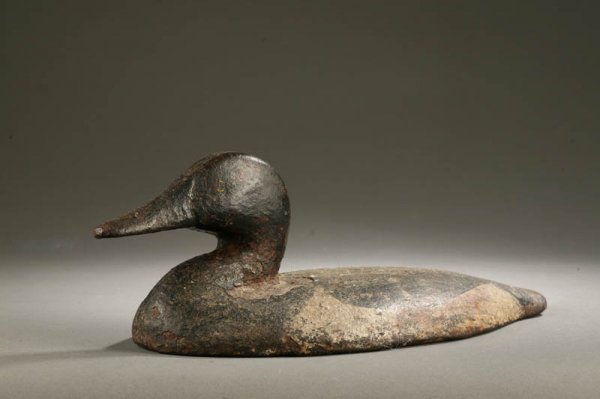 SINK BOX DECOY. American, late 19th-early 20t