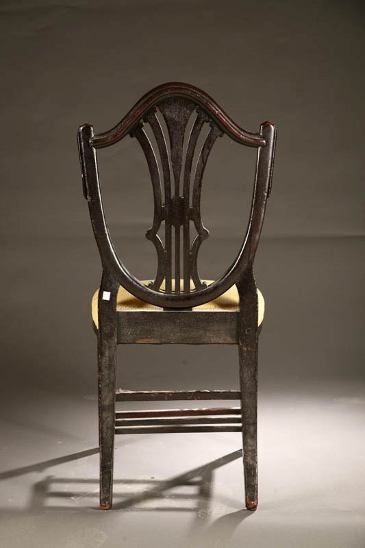 TWO SIDE CHAIRS. English, 19th century, mahog - 3
