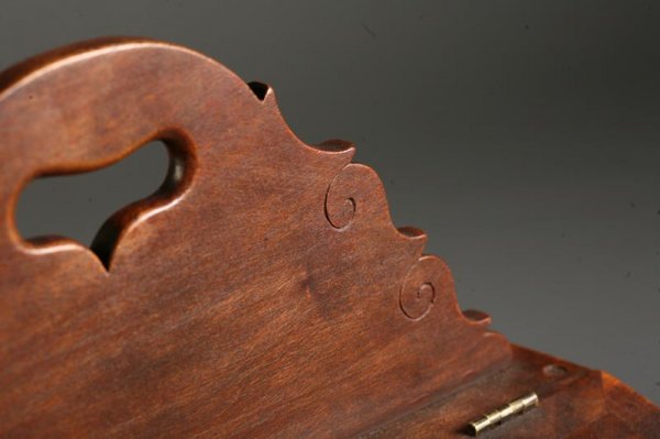 KNIFE TRAY. Nineteenth century, cherry and pi - 3