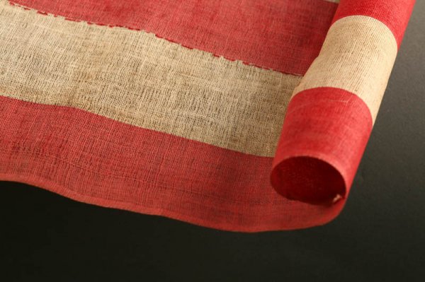 THREE PRINTED U.S. PARADE FLAGS. American, 18 - 3