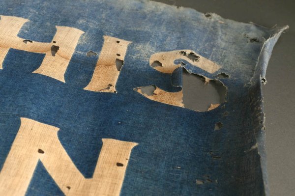 TWO PRINTED PARADE FLAGS. American, early 20t - 2
