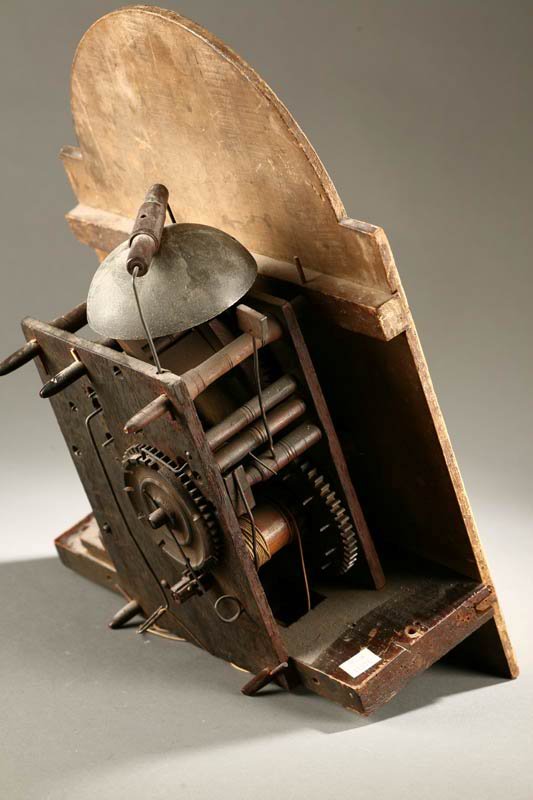 SILAS HOADLEY TALL CLOCK MOVEMENT. Plymouth, - 4