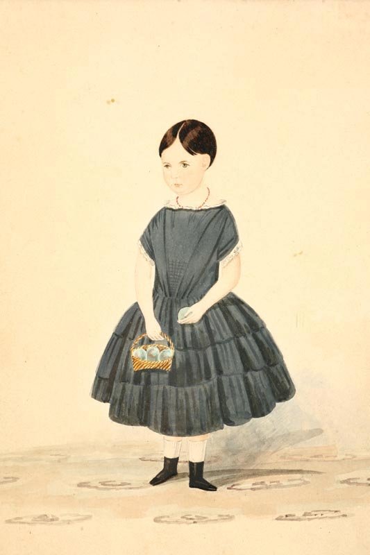 PORTRAIT OF A YOUNG GIRL (AMERICAN, MID 19TH CEN - 3