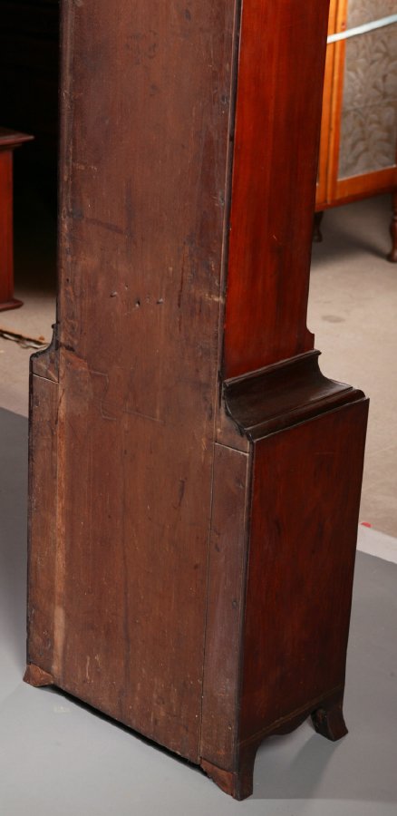 HEPPLEWHITE TALL CASE CLOCK. Delaware Valley, - 5