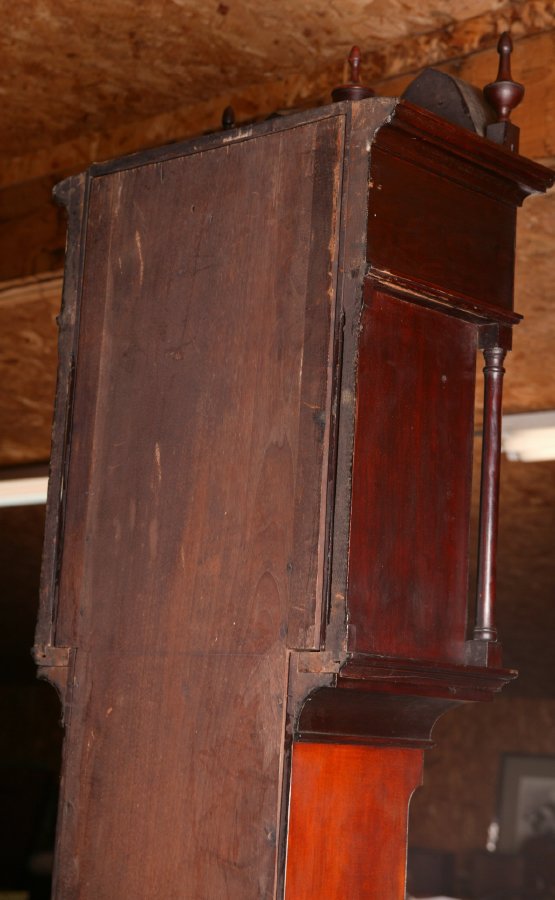 HEPPLEWHITE TALL CASE CLOCK. Delaware Valley, - 6