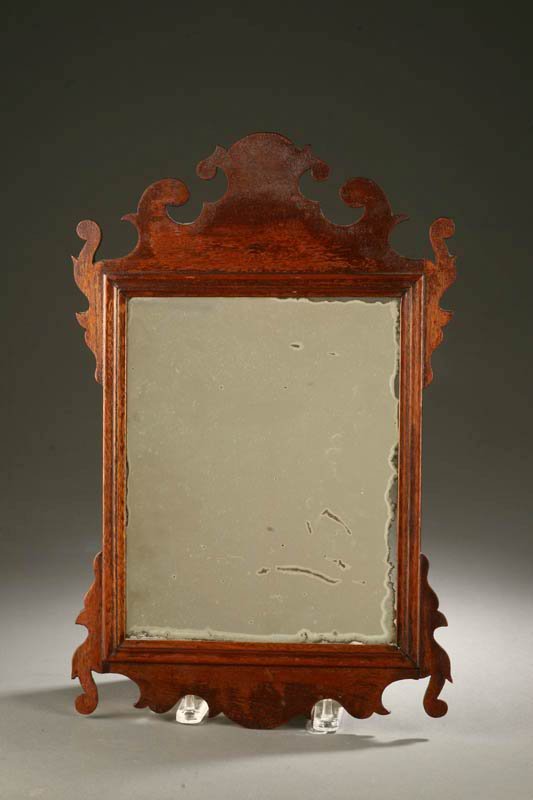 CHIPPENDALE MIRROR. American or English, 19th