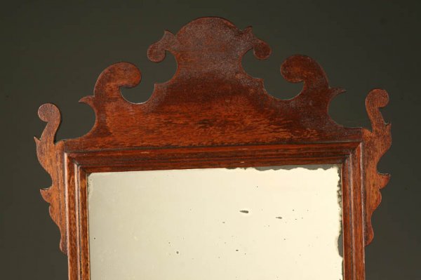 CHIPPENDALE MIRROR. American or English, 19th - 2