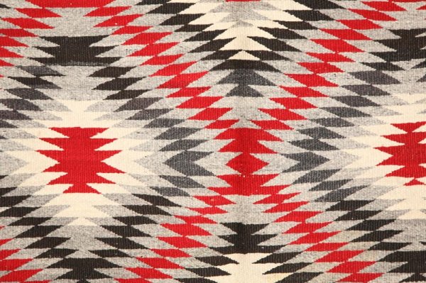 NAVAJO WEAVING. In a diamond pattern. Minor s - 2
