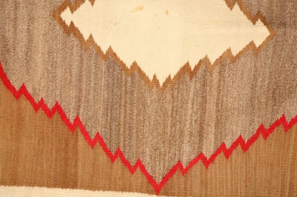 NAVAJO WEAVING. With central diamonds and whi - 3