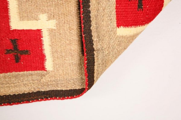NAVAJO WEAVING. With a central diamond. Minor - 5