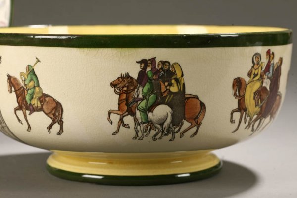 TWO PIECES OF ROYAL DOULTON. Both are Chaucer's C - 10